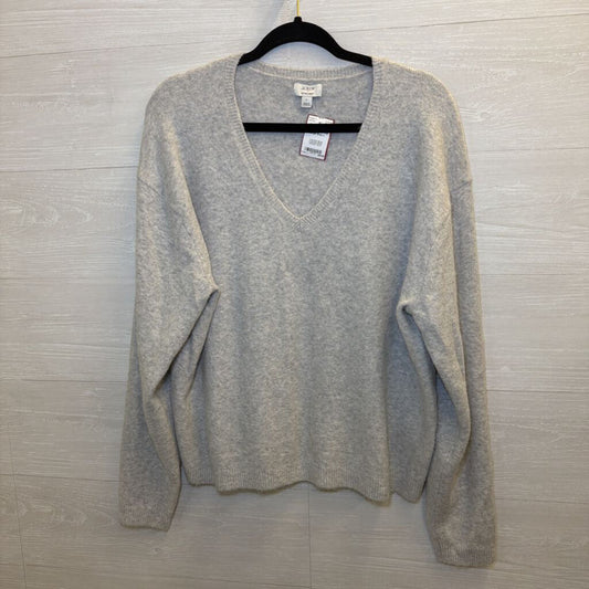 J Crew Grey Extra Soft Sweater Top Large