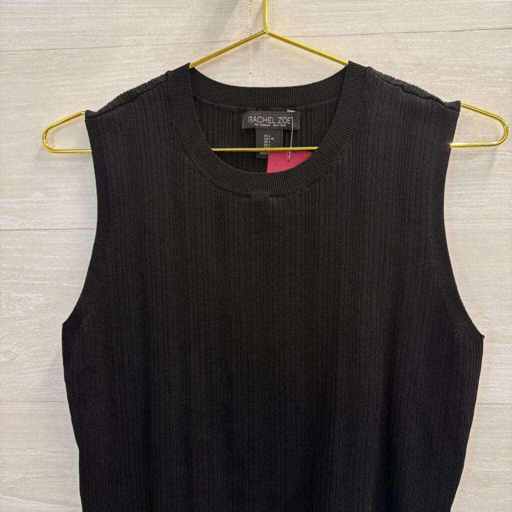 Rachel Zoe Black Two Piece Skirt/Tank Set Large