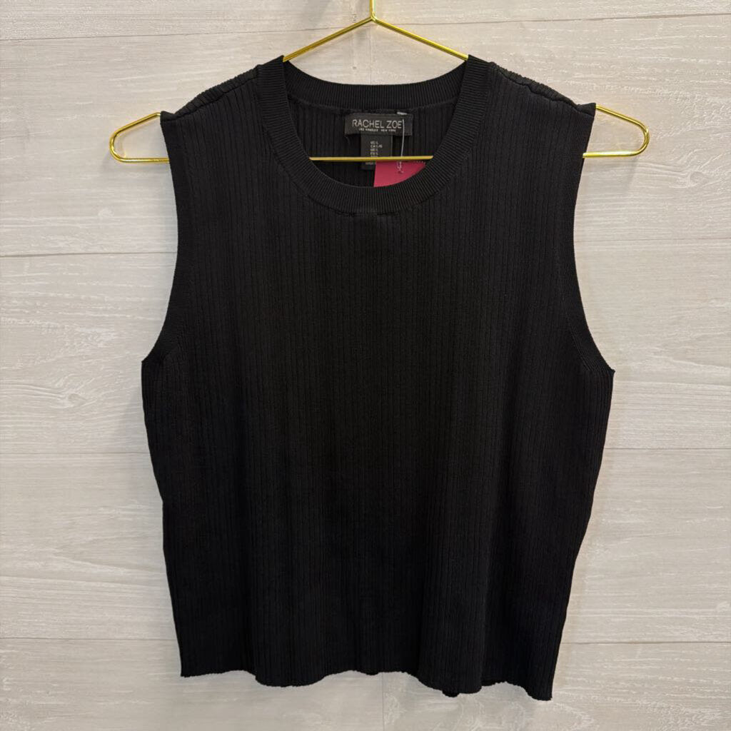 Rachel Zoe Black Two Piece Skirt/Tank Set Large