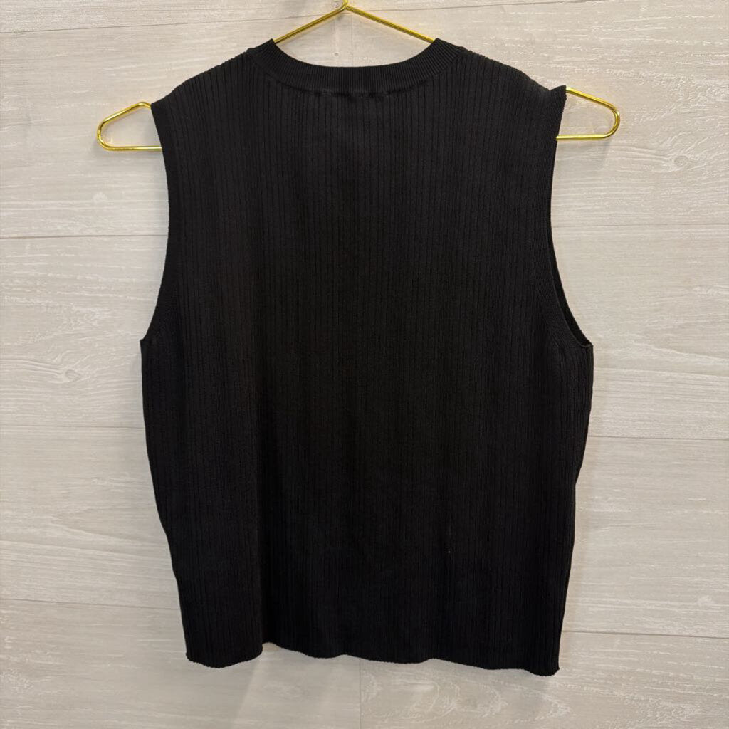 Rachel Zoe Black Two Piece Skirt/Tank Set Large