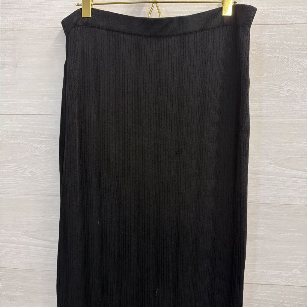 Rachel Zoe Black Two Piece Skirt/Tank Set Large