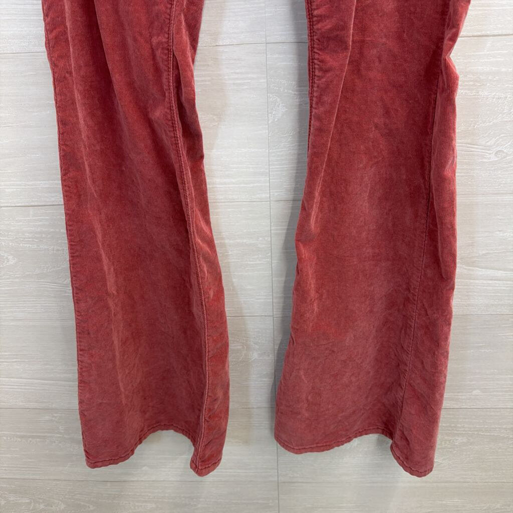 We the Free Pink Corduroy Flare Pants 31