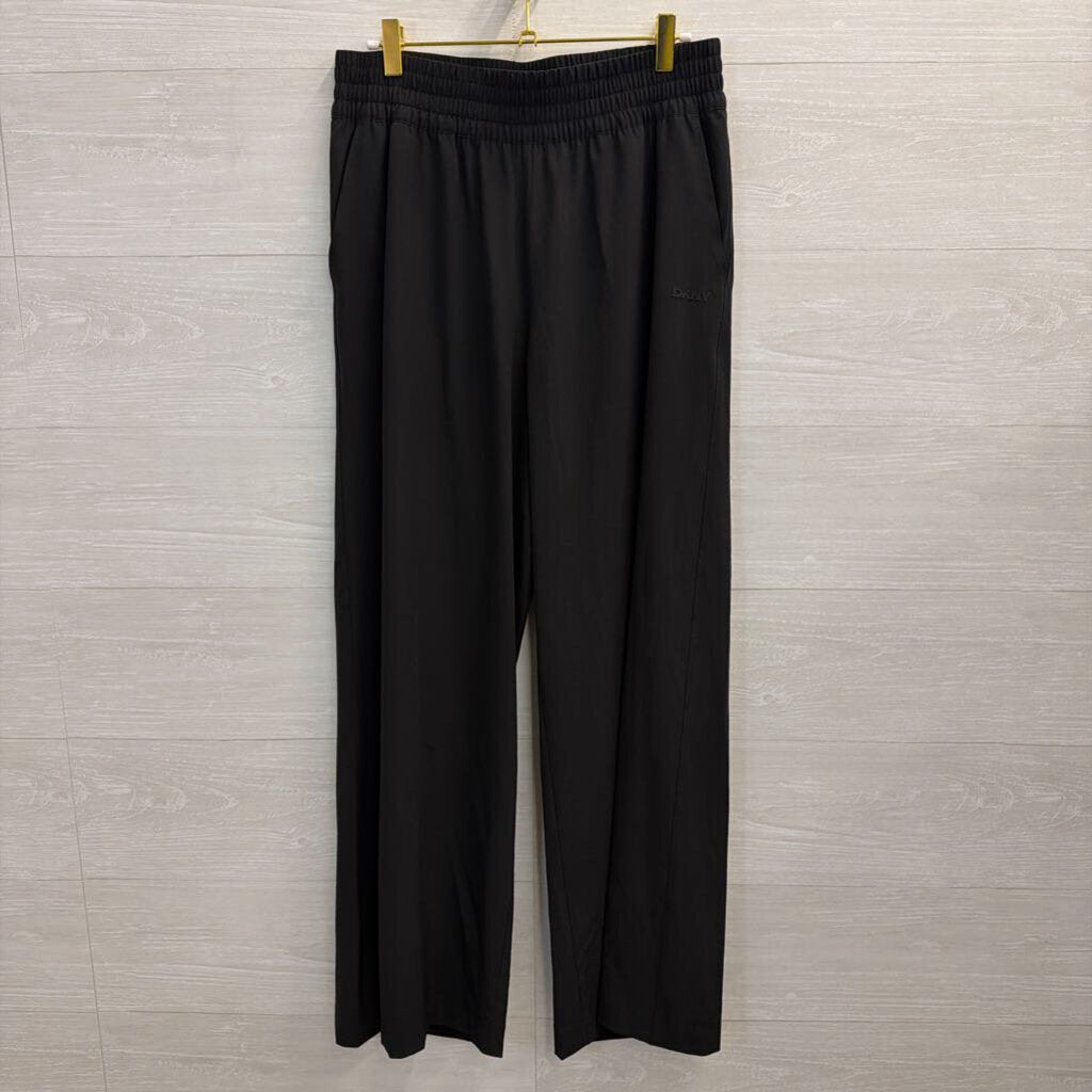 DKNY Black Wide Leg Pull On Pants Medium