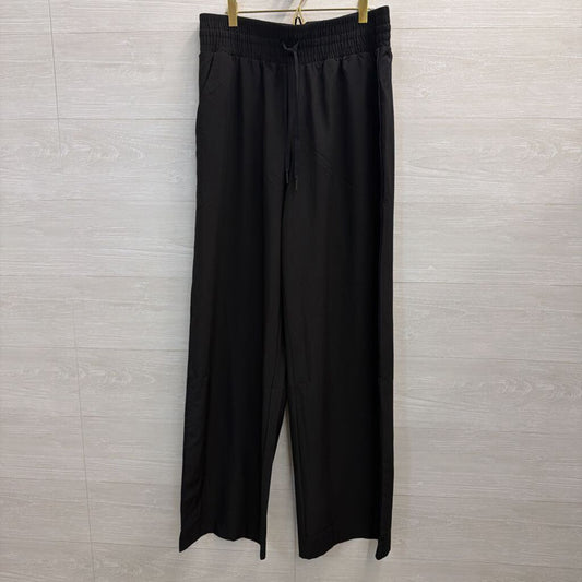 Spanx Black Wide Leg Pull On Pants Large