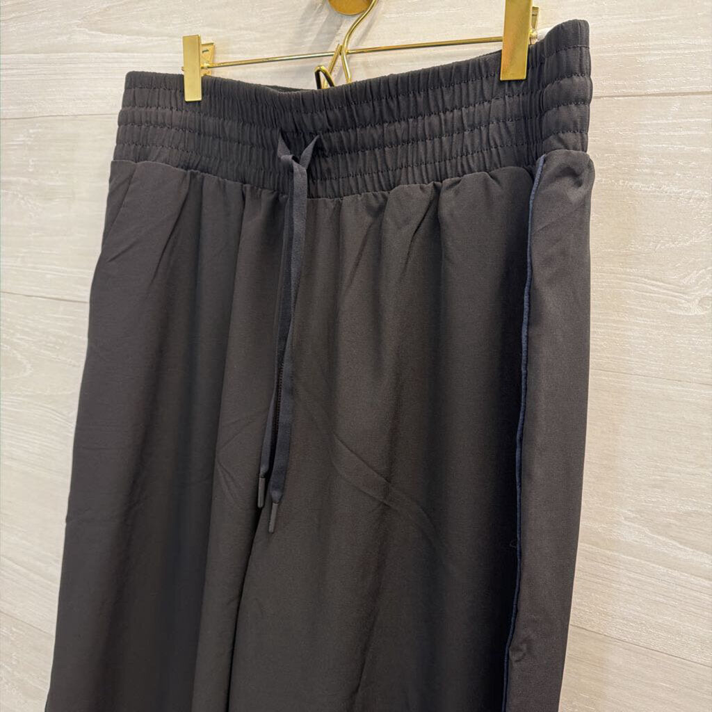 Spanx Black Wide Leg Pull On Pants Large