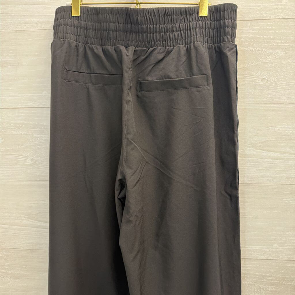 Spanx Black Wide Leg Pull On Pants Large