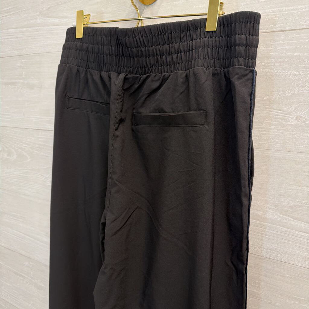 Spanx Black Wide Leg Pull On Pants Large