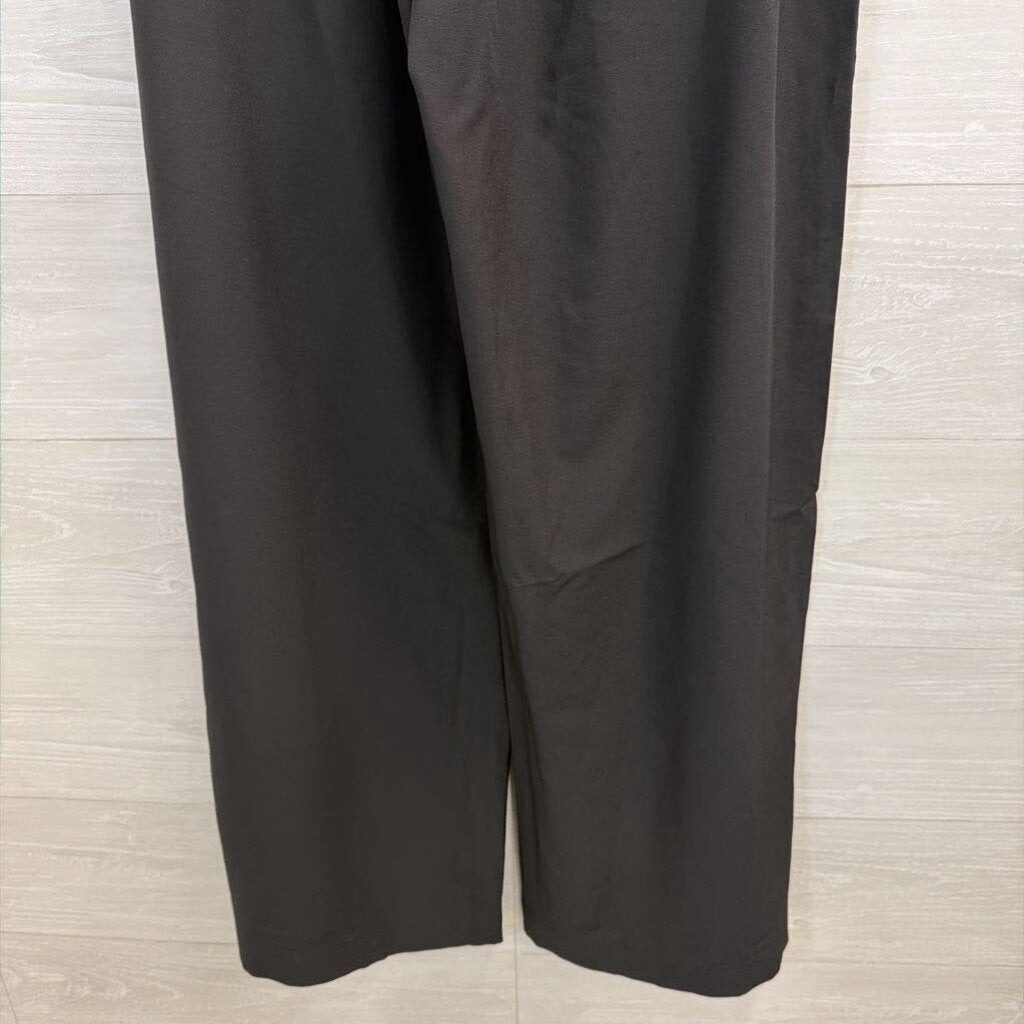Spanx Black Wide Leg Pull On Pants Large