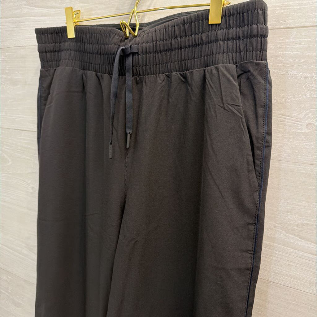Spanx Black Wide Leg Pull On Pants Large