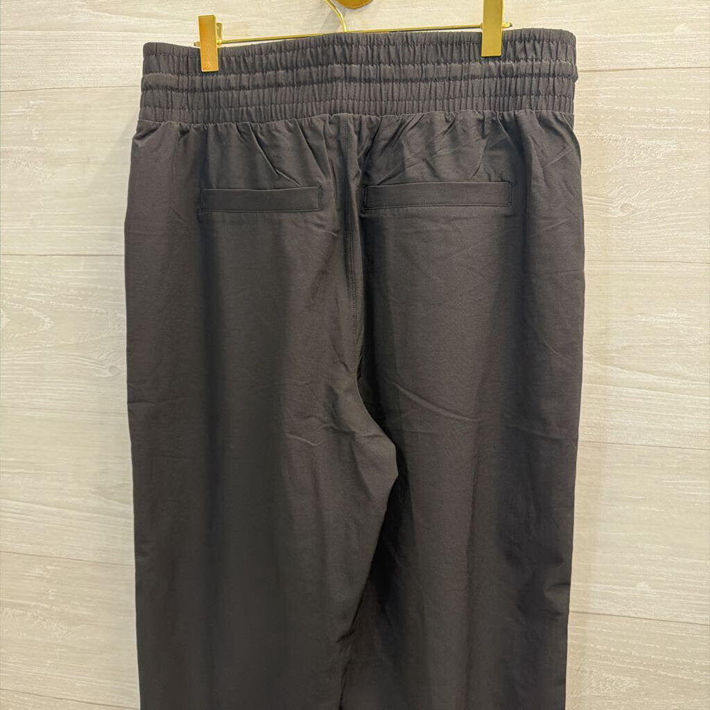 Spanx Black Wide Leg Pull On Pants Large