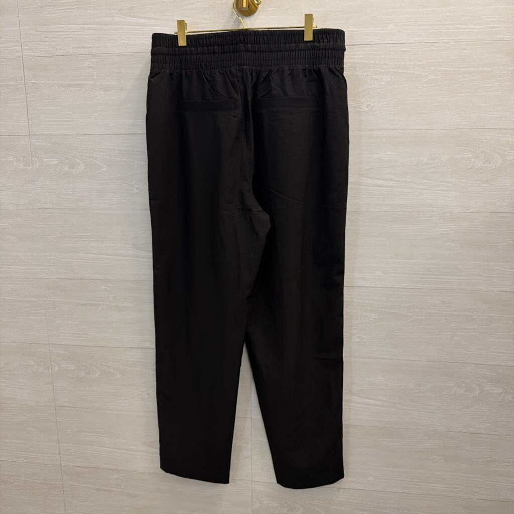Spanx Black Wide Leg Pull On Pants Large