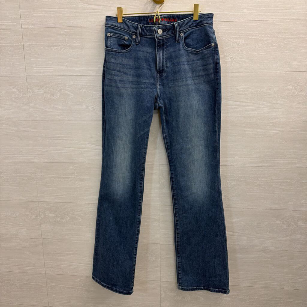 Lucky Brand Medium Wash High Rise Lucky Curvy Boot Jeans 30
