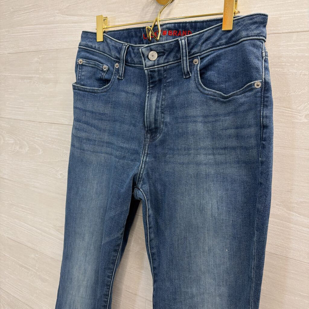 Lucky Brand Medium Wash High Rise Lucky Curvy Boot Jeans 30