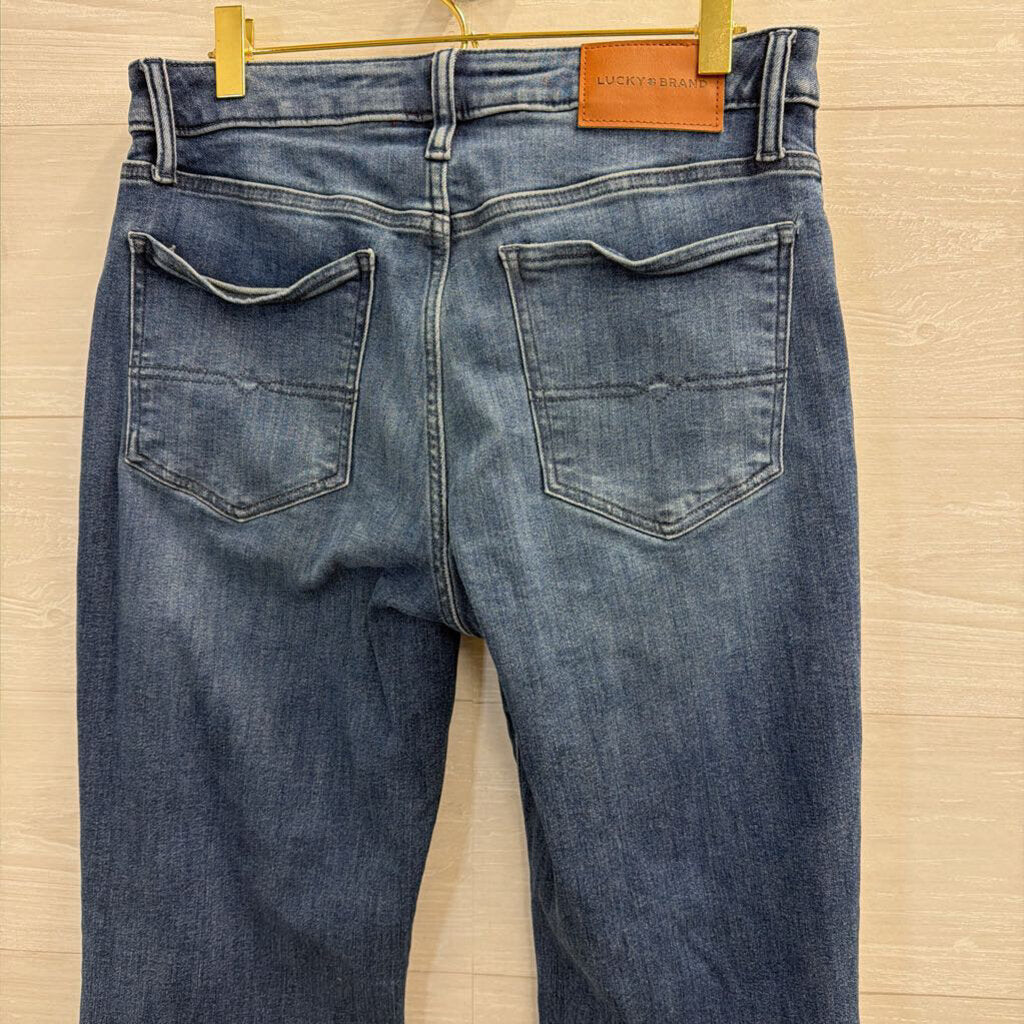 Lucky Brand Medium Wash High Rise Lucky Curvy Boot Jeans 30
