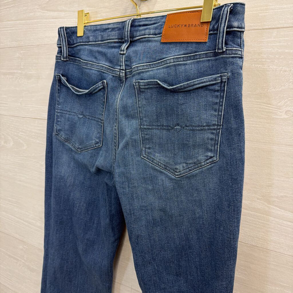 Lucky Brand Medium Wash High Rise Lucky Curvy Boot Jeans 30