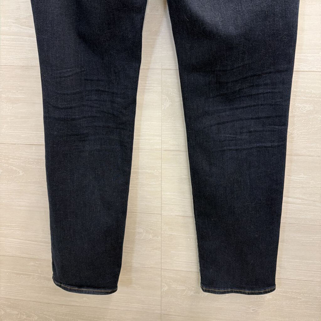 Lucky Brand Dark Wash High Rise Lucky Curvy Straight Jeans 30