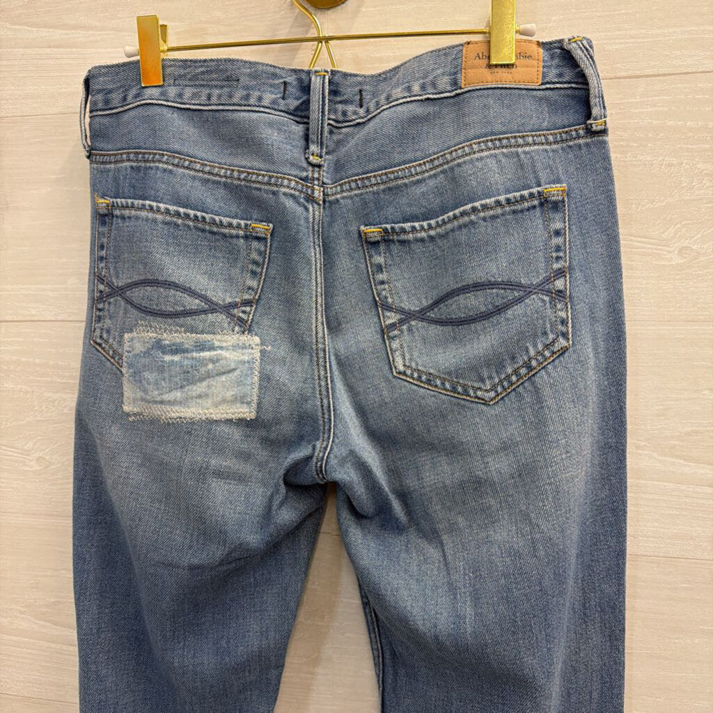 Abercrombie and Fitch Patchwork Boyfriend Straight 27