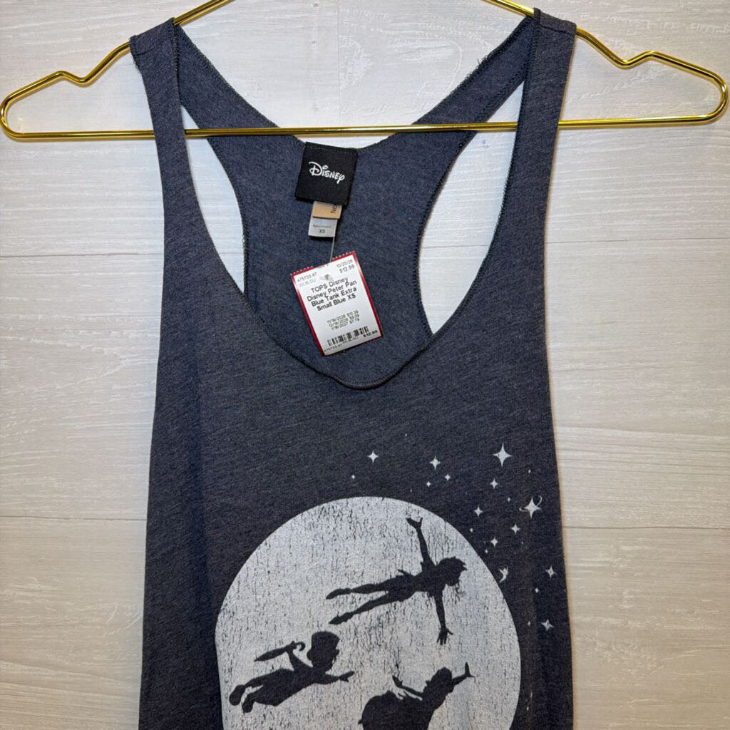 Disney Peter Pan Blue Tank Extra Small