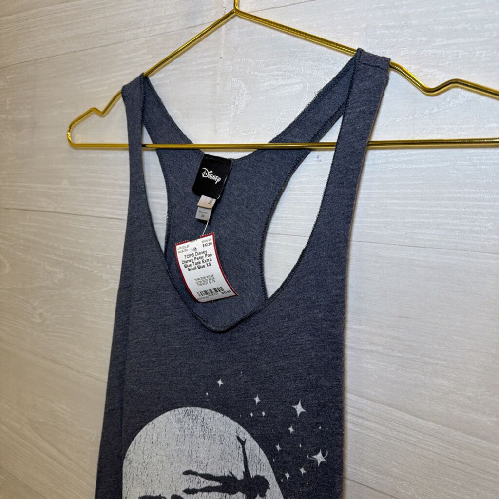 Disney Peter Pan Blue Tank Extra Small