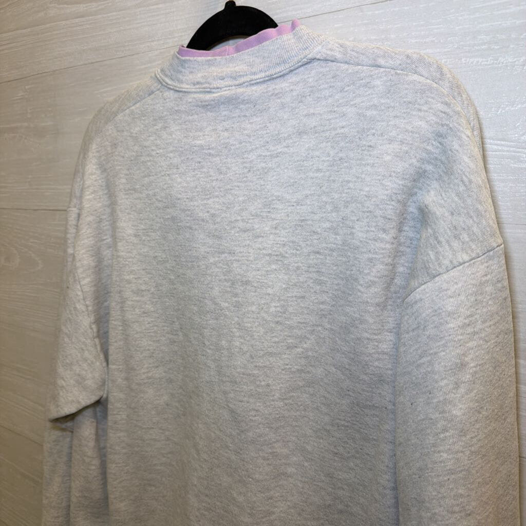 Vintage Jerzees Grey/ Purple Patchwork Star Sweatshirt Large