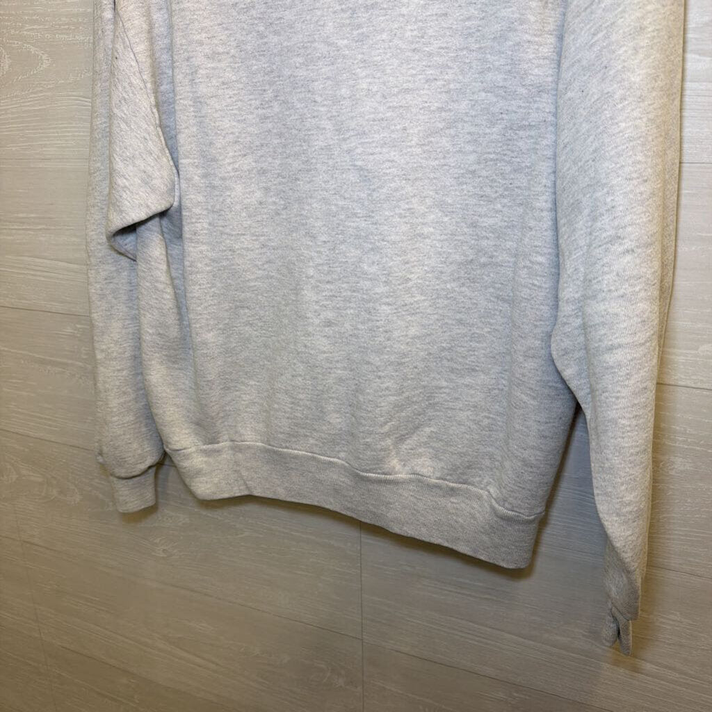 Vintage Jerzees Grey/ Purple Patchwork Star Sweatshirt Large