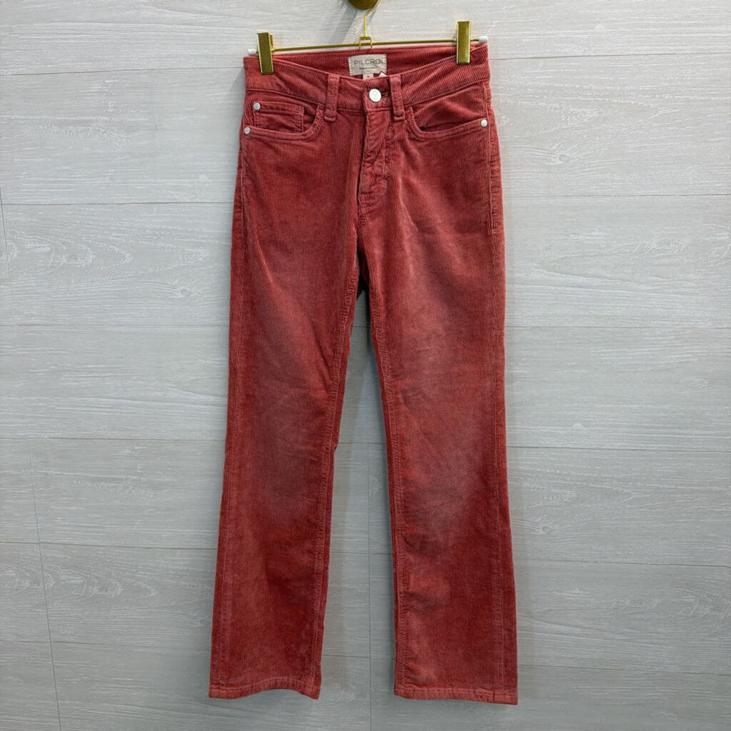Pilcro Corduroy Straight Pants 24
