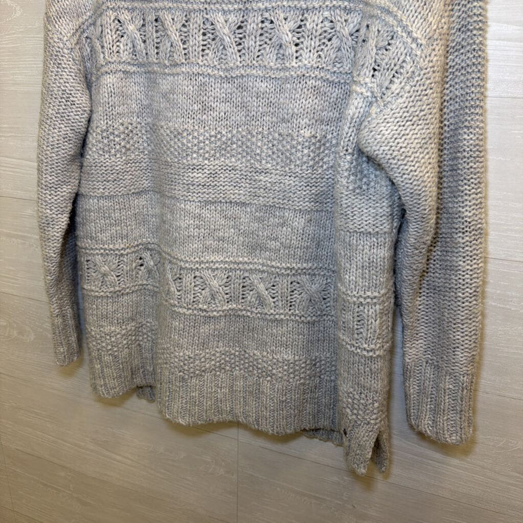 American Eagle Grey Knit Sweater Extra Large