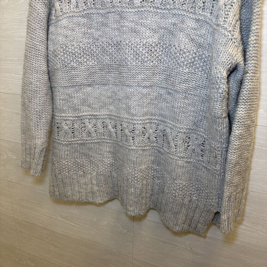 American Eagle Grey Knit Sweater Extra Large