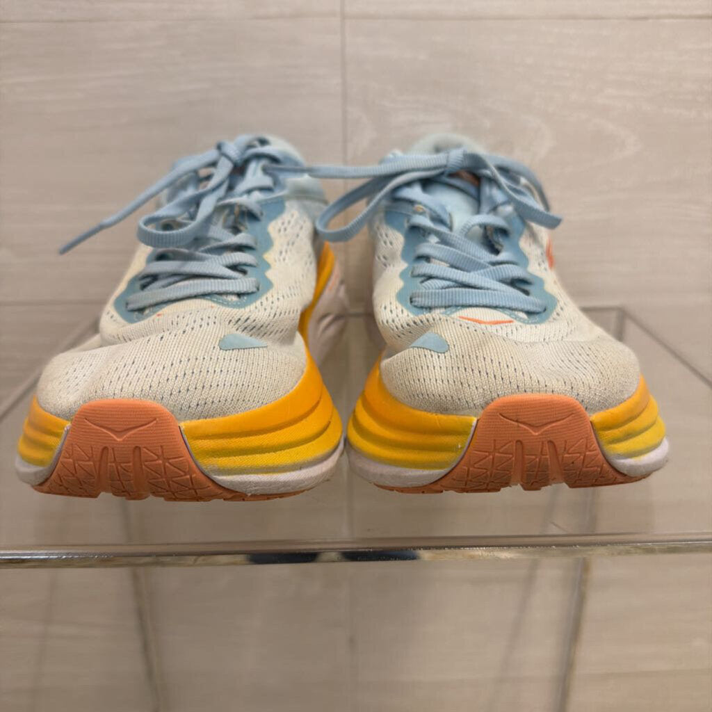 Hoka Blue/ Orange Bondi 8 Sneakers 8.5