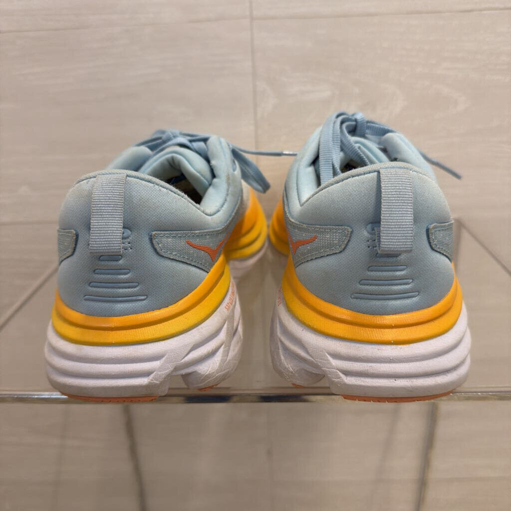 Hoka Blue/ Orange Bondi 8 Sneakers 8.5