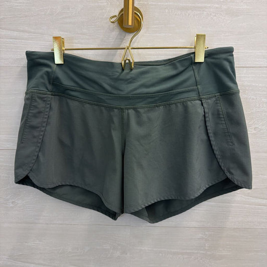 Lululemon Green Athletic Shorts 8
