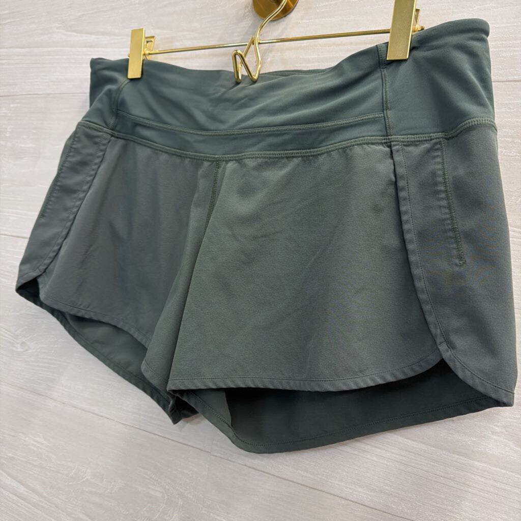 Lululemon Green Athletic Shorts 8