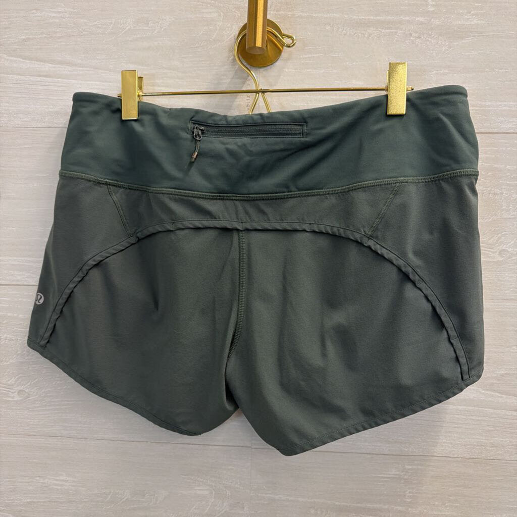 Lululemon Green Athletic Shorts 8