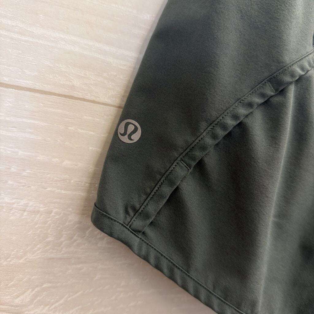 Lululemon Green Athletic Shorts 8