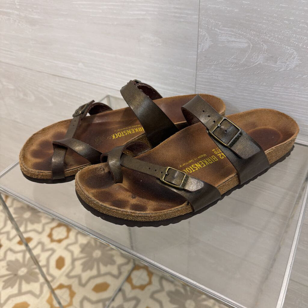 Birkenstock Bronze/ Brown Mayari Sandals 11
