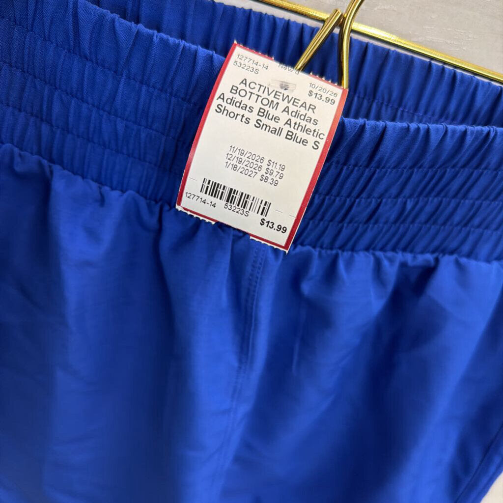 Adidas Blue Athletic Shorts Small