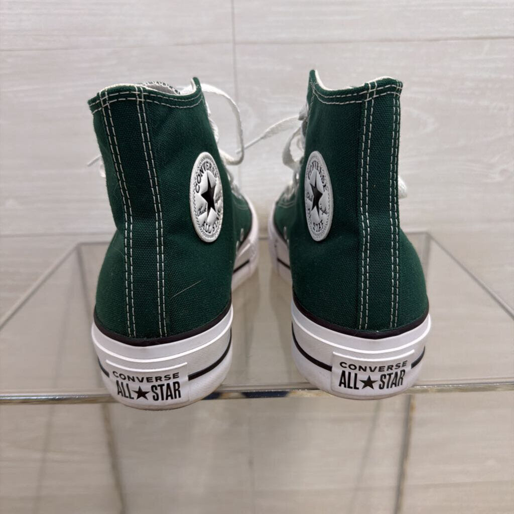 Converse Green All Star Lift Platform High Top Sneakers 8