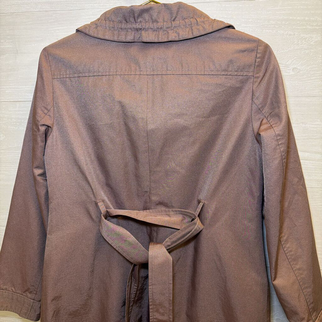Ann Taylor Purple Snap Front Jacket Small Petite