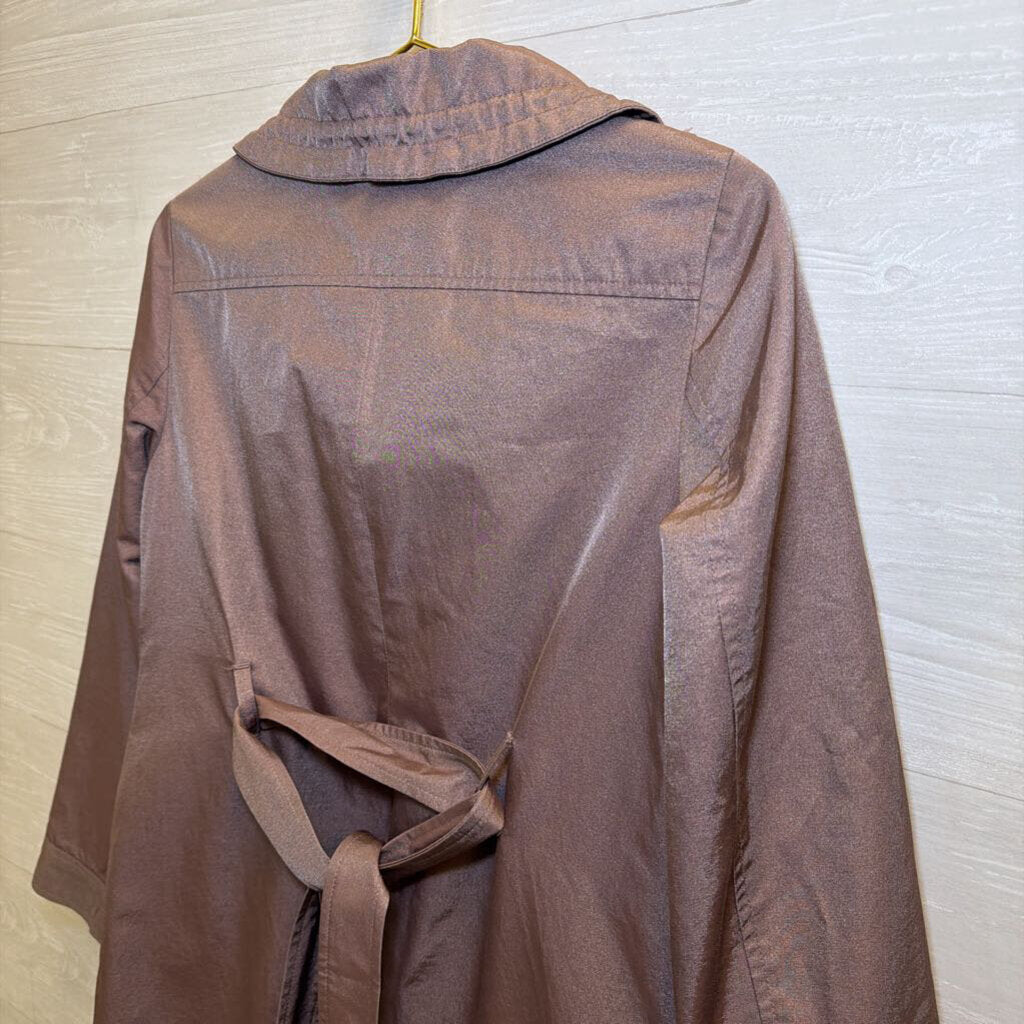 Ann Taylor Purple Snap Front Jacket Small Petite
