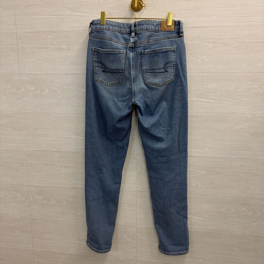 American Eagle Tomgirl Medium Wash Jeans 4 Tall