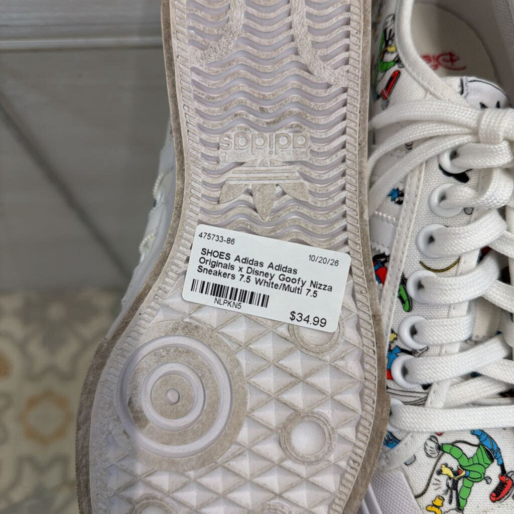 Adidas Originals x Disney Goofy Nizza Sneakers 7.5