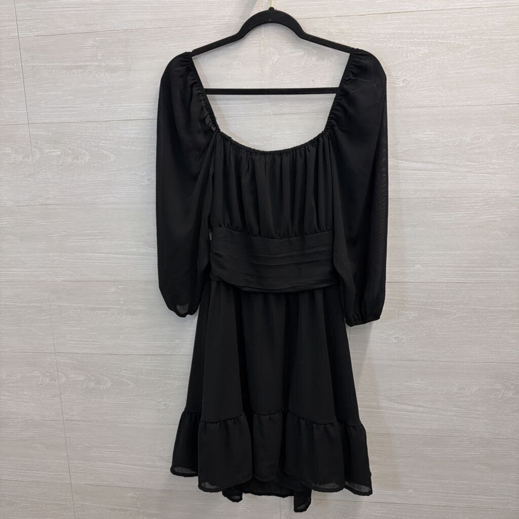 Black Long Sleeve Dress Large
