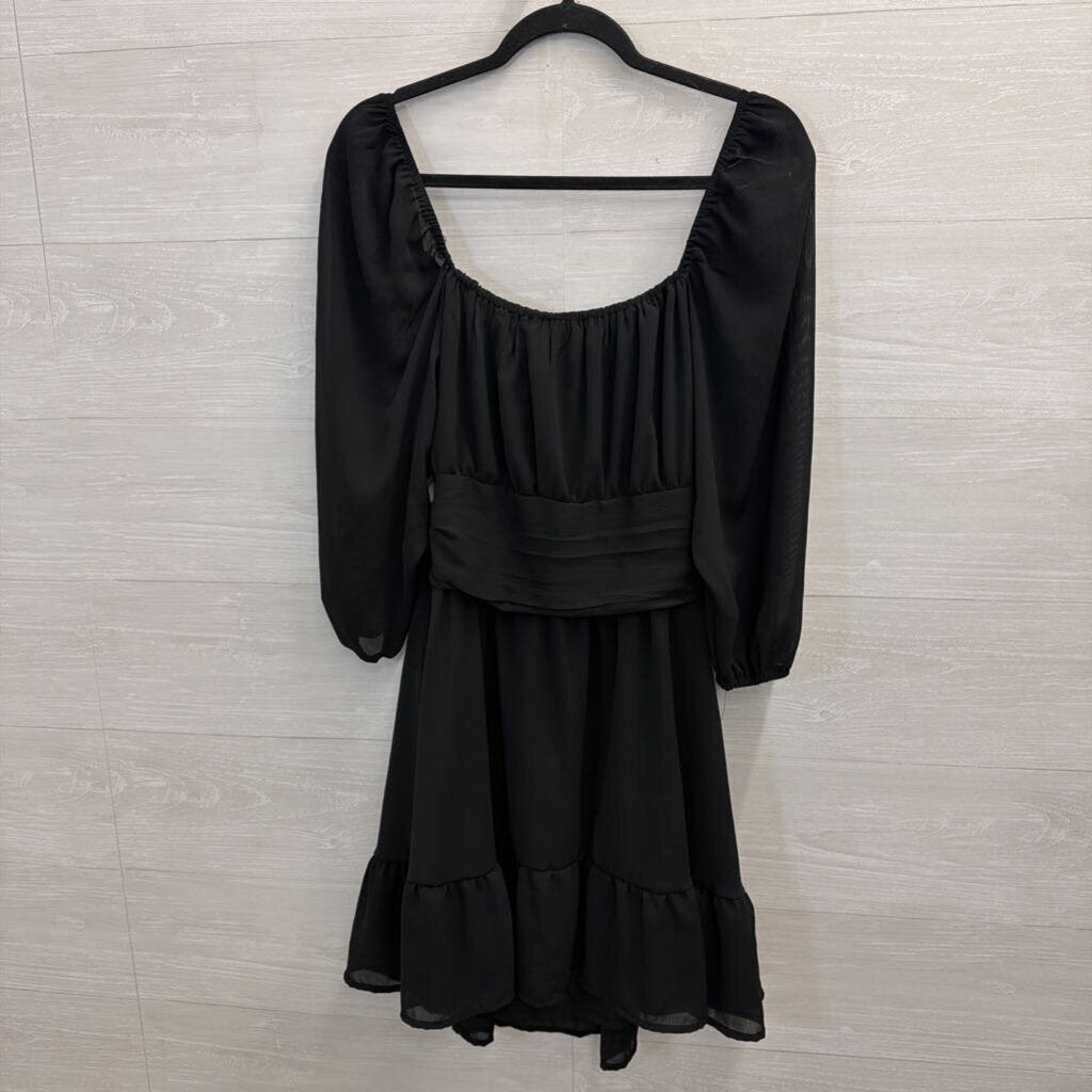 Black Long Sleeve Dress Large