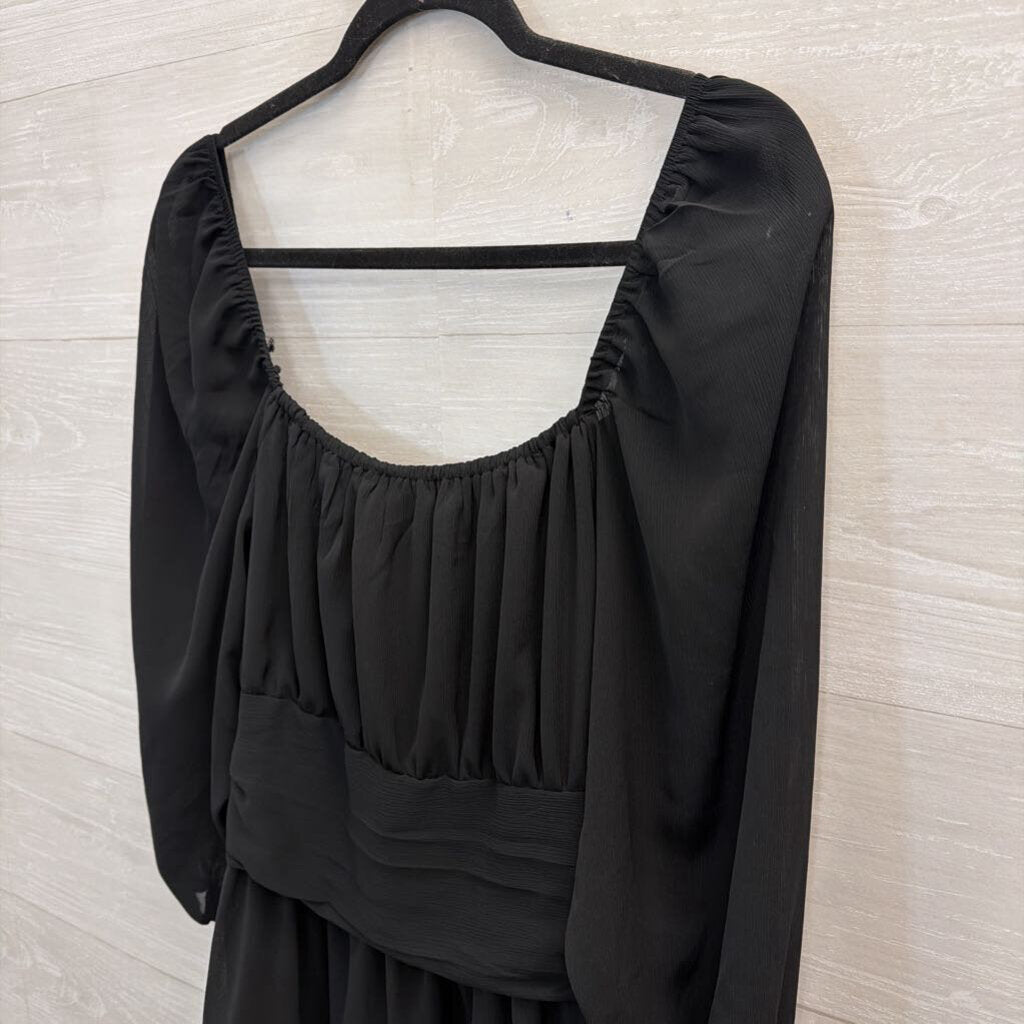 Black Long Sleeve Dress Large