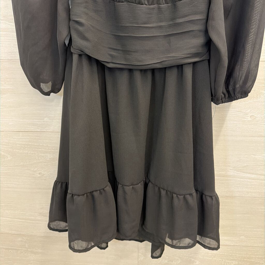 Black Long Sleeve Dress Large