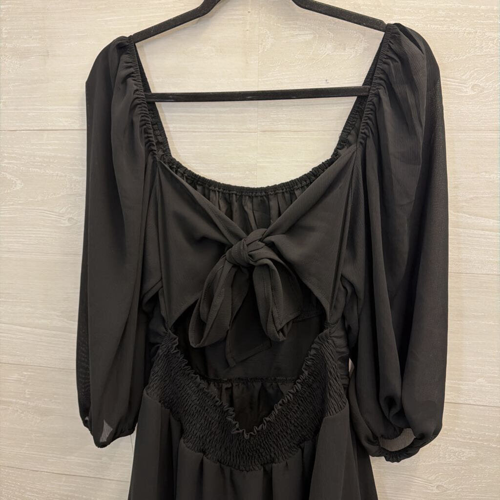 Black Long Sleeve Dress Large