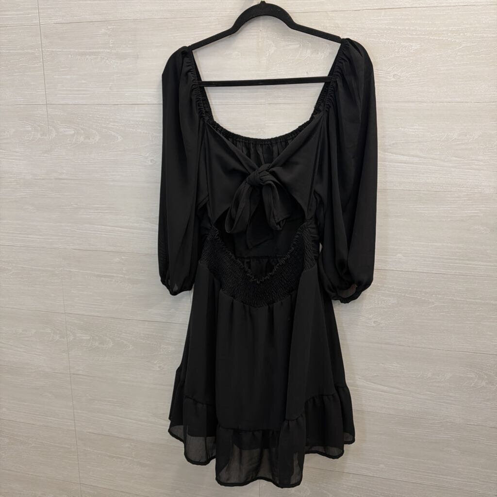 Black Long Sleeve Dress Large