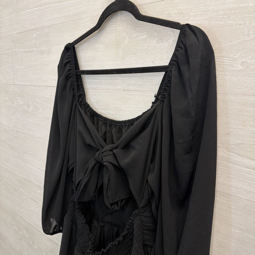 Black Long Sleeve Dress Large