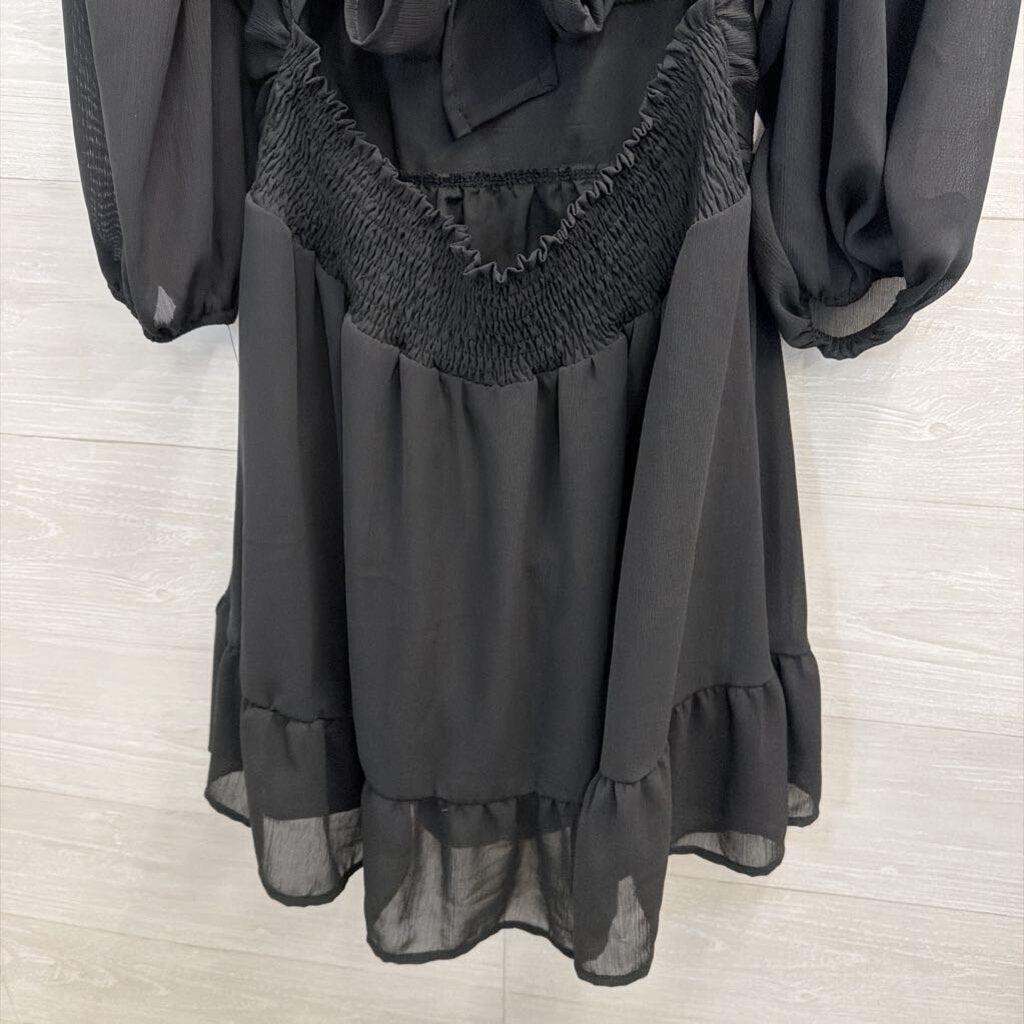 Black Long Sleeve Dress Large