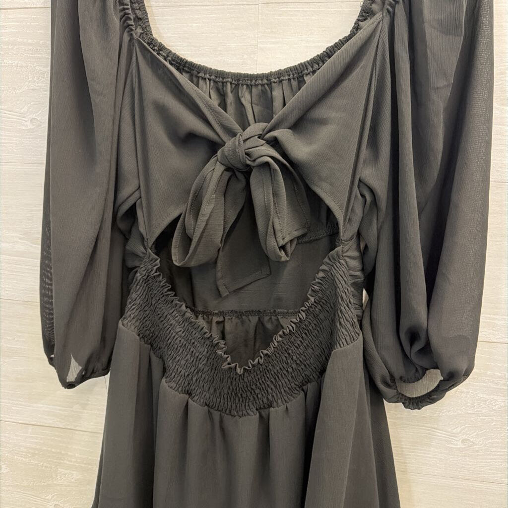 Black Long Sleeve Dress Large